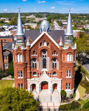 Sacred Heart Cultural Center Aerial 0359